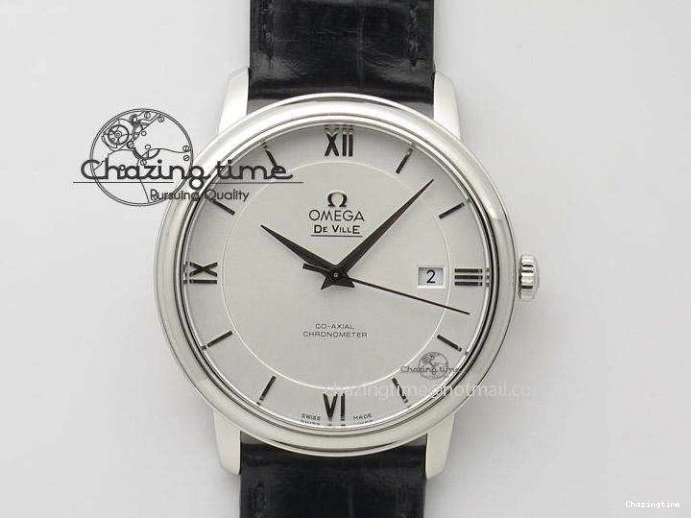 0403 De Ville Hour Vision 41mm SS VSF 1:1 Best Edition White Dial on SS Bracelet A8500 Super Clone Casual 7946